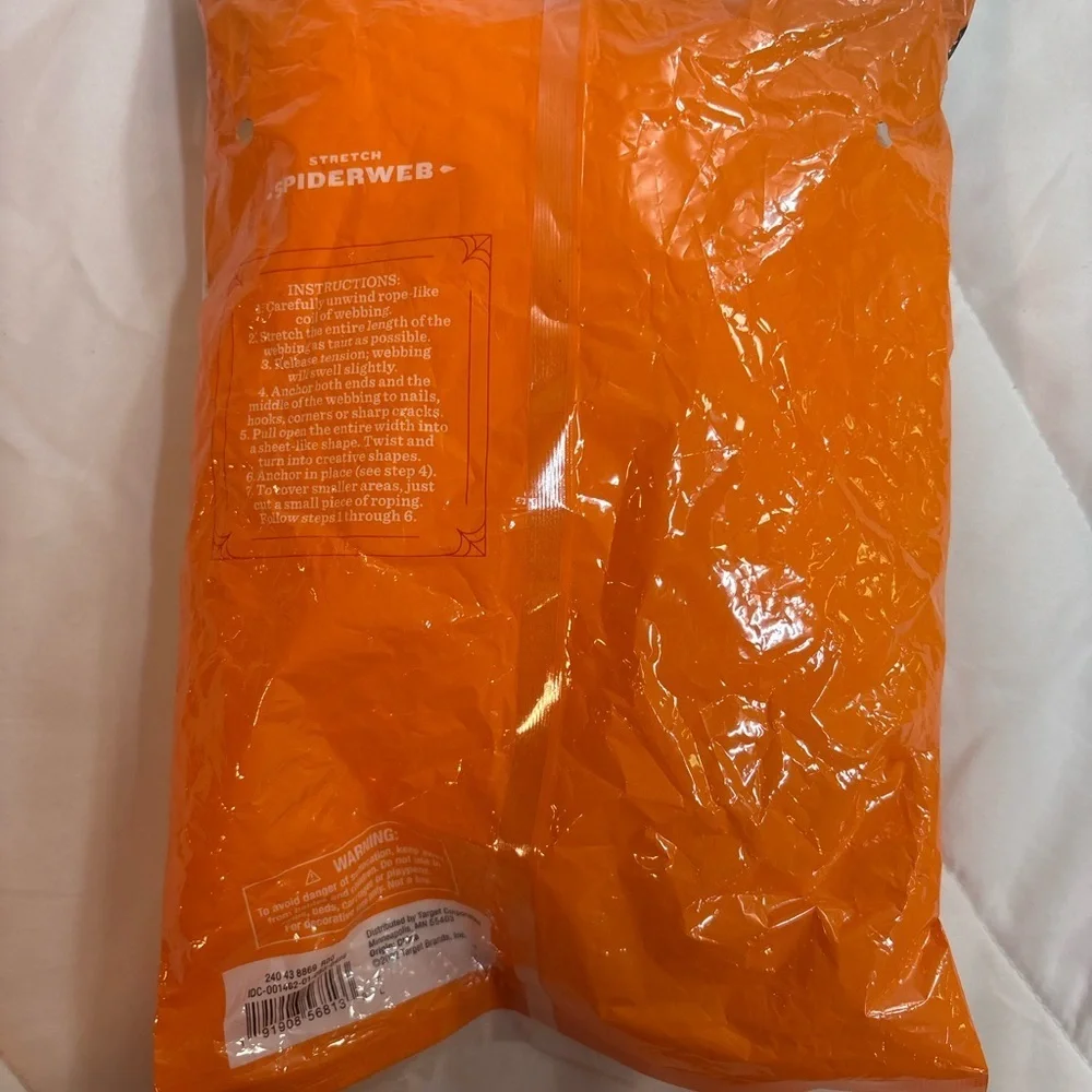 Hyde And Eek! Halloween 15 Ft Length Stretch Spider Web